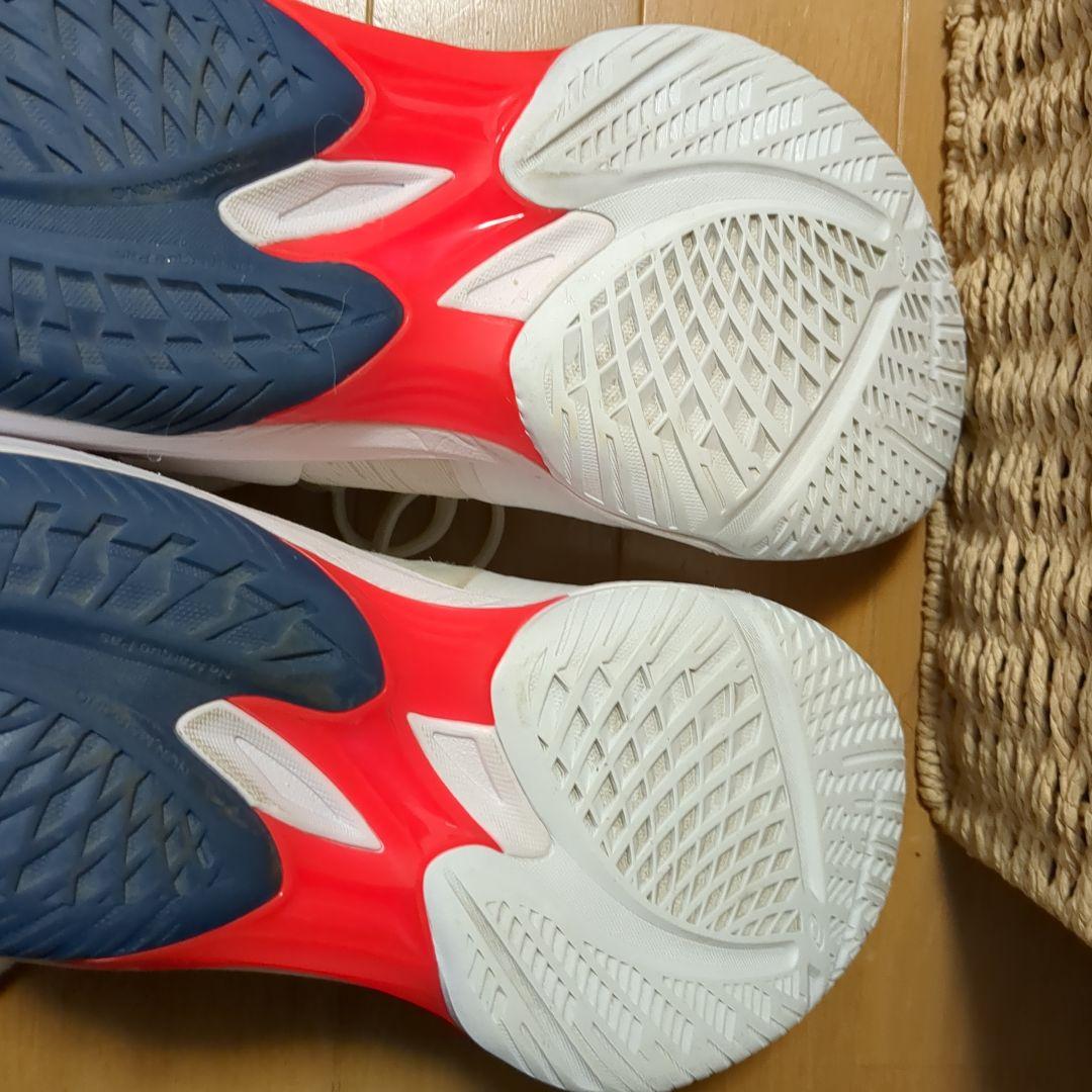 ASICS バレーボールシューズ ホワイト/ネイビー/レッド 26cm