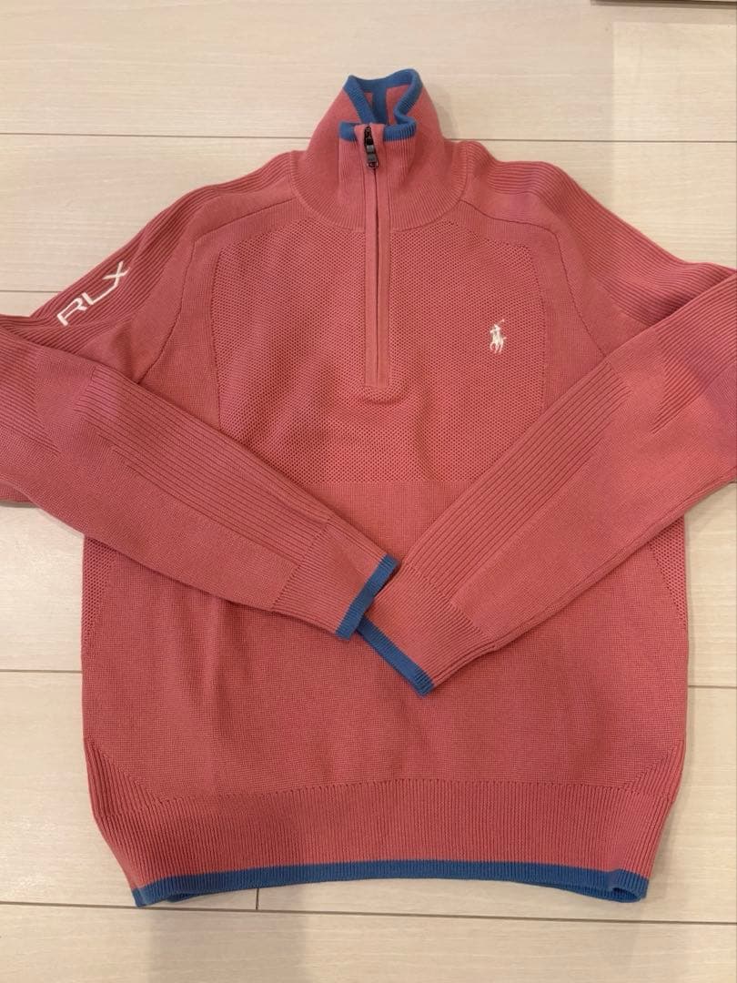 RLX Ralph Lauren ゴルフセーター XS サーモンピンク