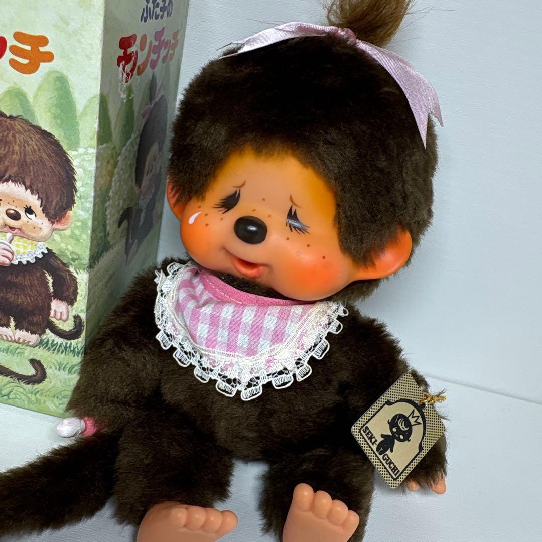 新品 初期タグ 箱付き モンチッチ 女の子 monchhichi 3133