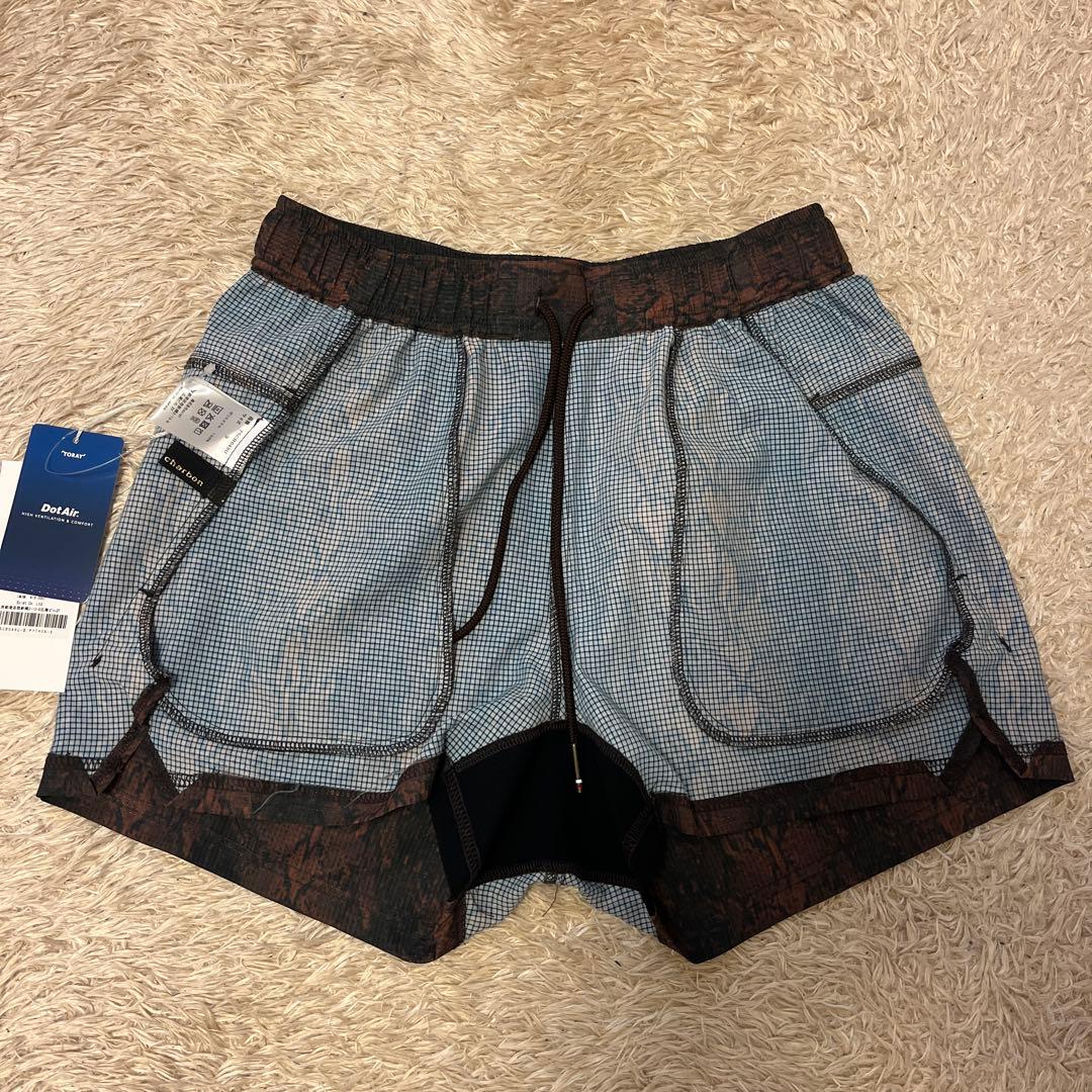 ウォーキング・ランニングウェア charbon PYTHON PATTERN 7 POCKETS SHORTS