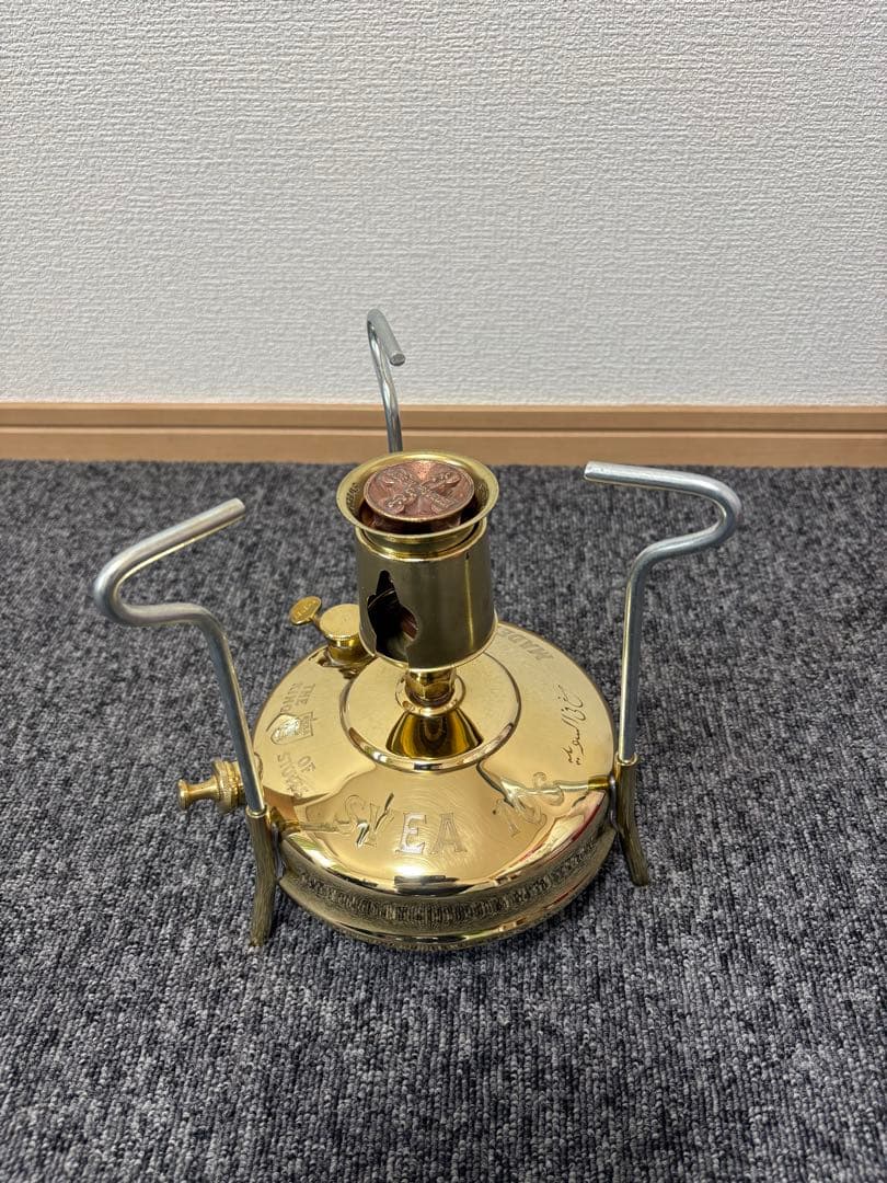 ⭐️【極美品・磨き上げ済】SVEA No.106 真鍮製ケロシンストーブ 完備品