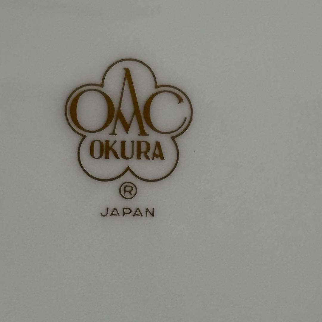 大倉陶園　OKURAブルーローズ　花器　花瓶　飾壺　青薔薇