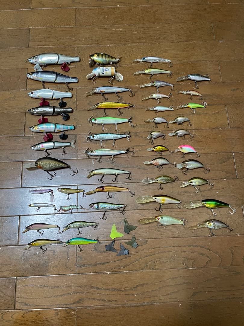 バス釣り引退セット① ルアー リール ボックス ワーム 大量セット