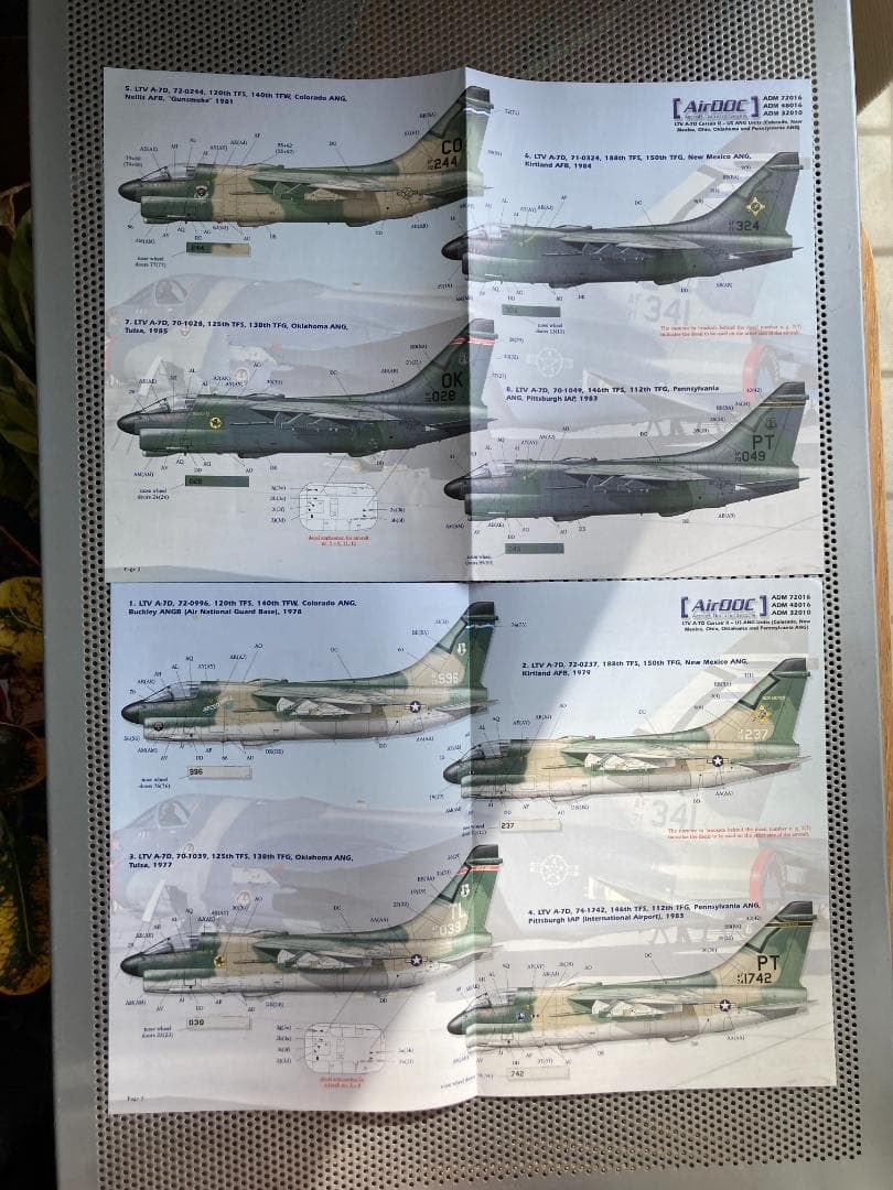 HASEGAWA 1/48 A-7D CORSAIR II+AirDOCマーク