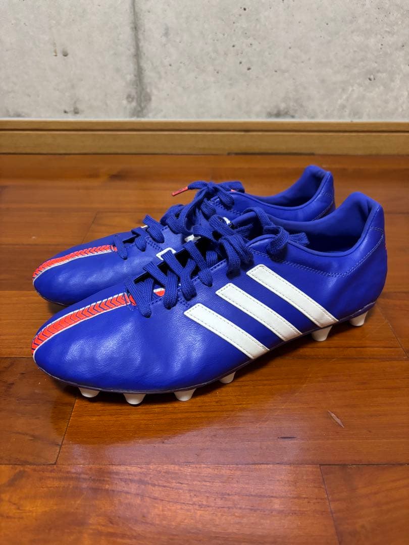 Adidas日本製 青 サッカースパイク FG 28.0cm
