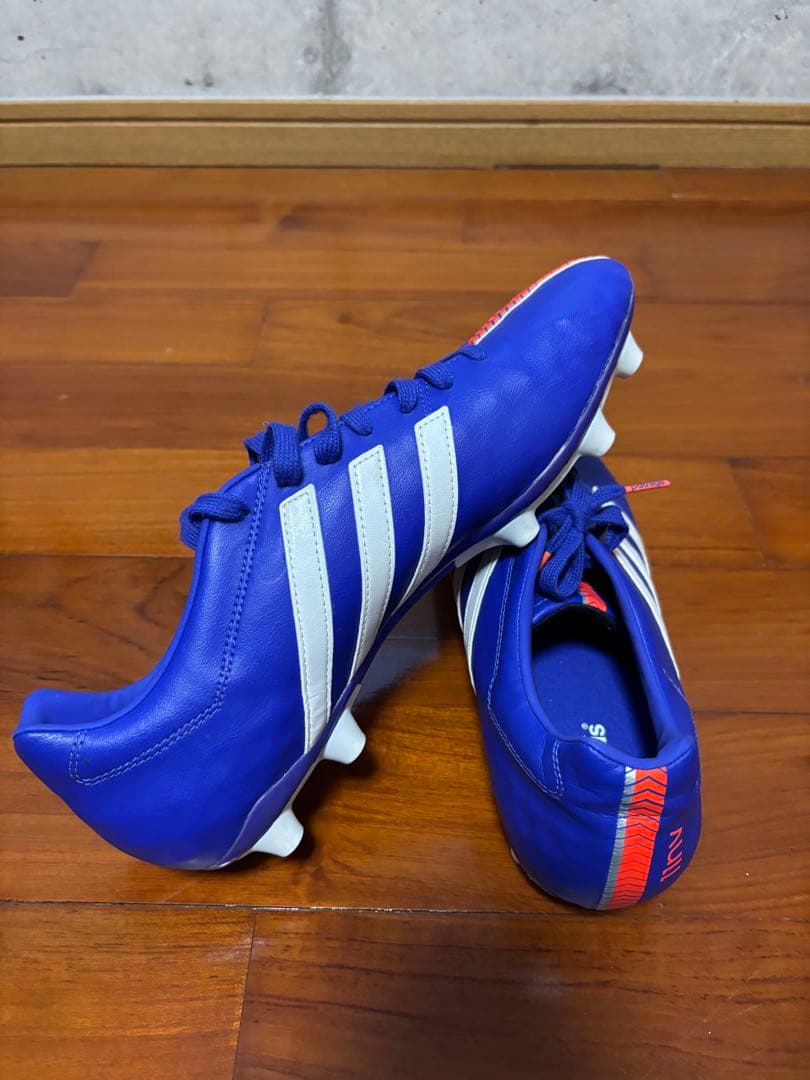 Adidas日本製 青 サッカースパイク FG 28.0cm