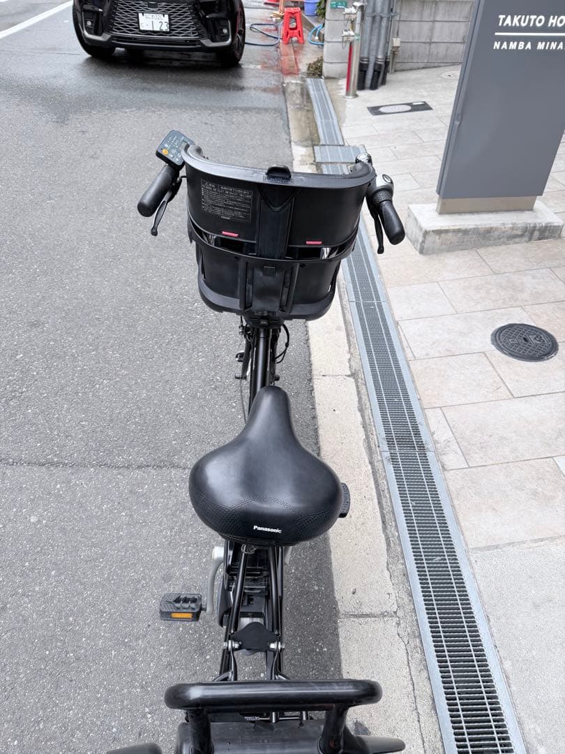 子供乗せ　パナソニック　電動アシスト自転車 チャイルドシート付き ブラック