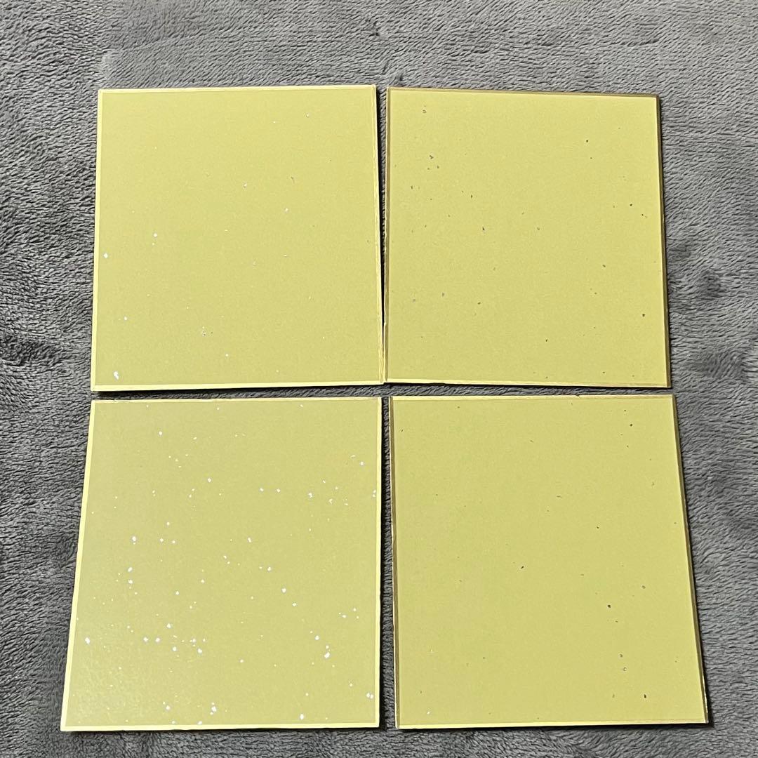 ギヴン展 特典 書き下ろしミニ色紙 4種 コンプリート セット