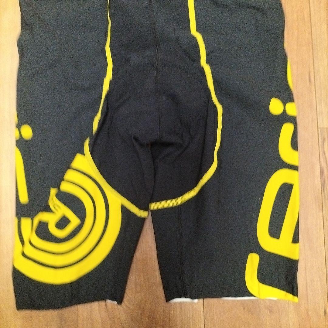 新品 メンズM レリック RERIC トライアスロン レース スーツ 黒黄　②