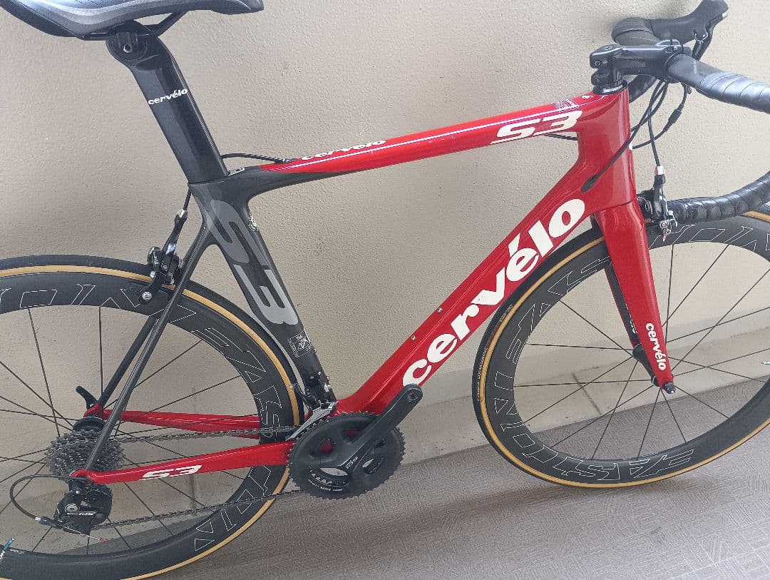 Cerveloサーベロ S3フルカーボンエアロロードバイク 軽量7.3kg
