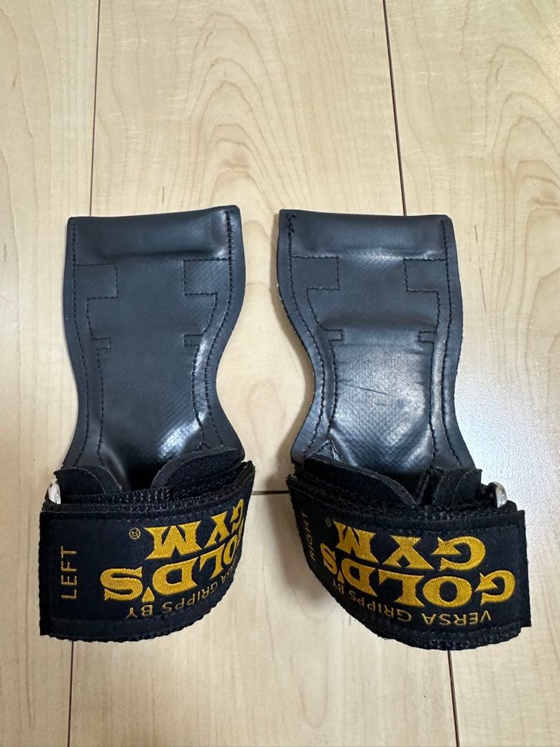 ゴールドジム／パワーグリップ・リストラップ セット売り トレーニングギア