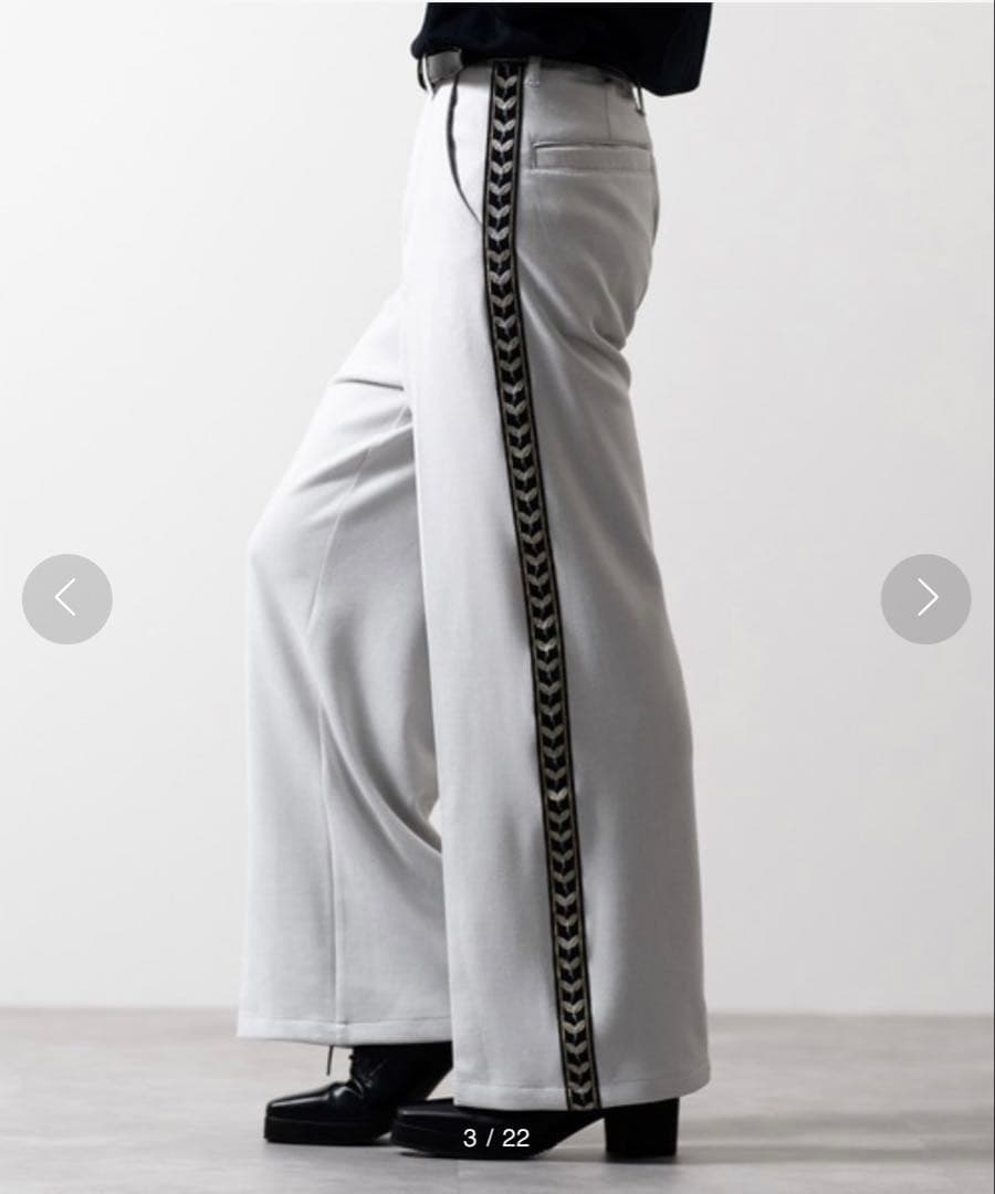 完売品　CLEL ルーズ サイドデザイントラックジャケット　セットアップ