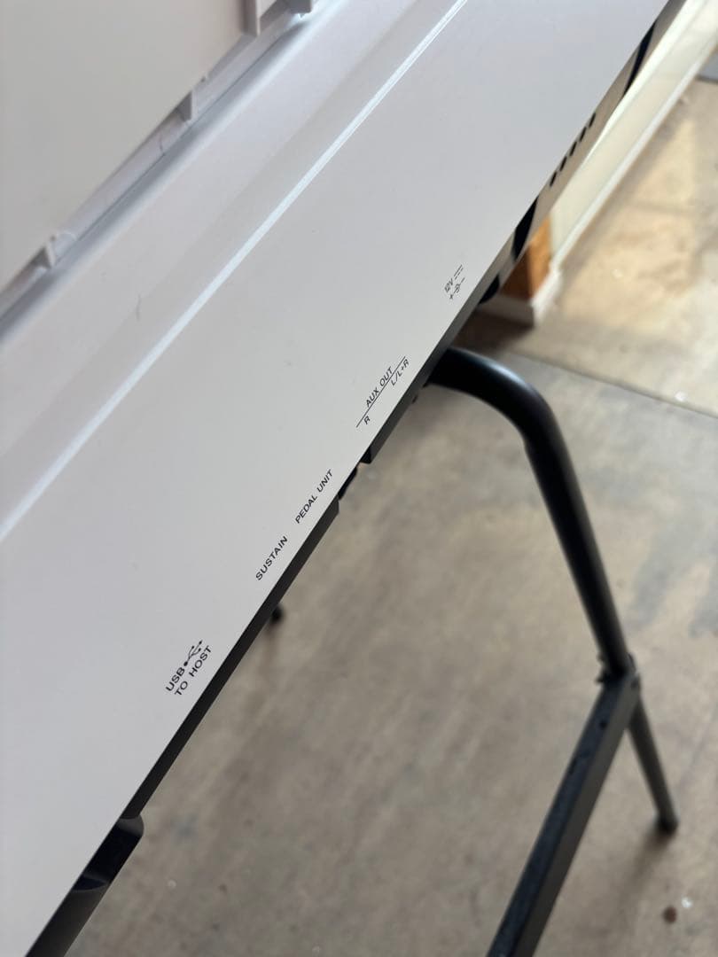 YAMAHA デジタルピアノ 88鍵 ホワイトp-125 2019年