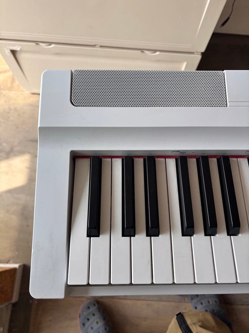 YAMAHA デジタルピアノ 88鍵 ホワイトp-125 2019年