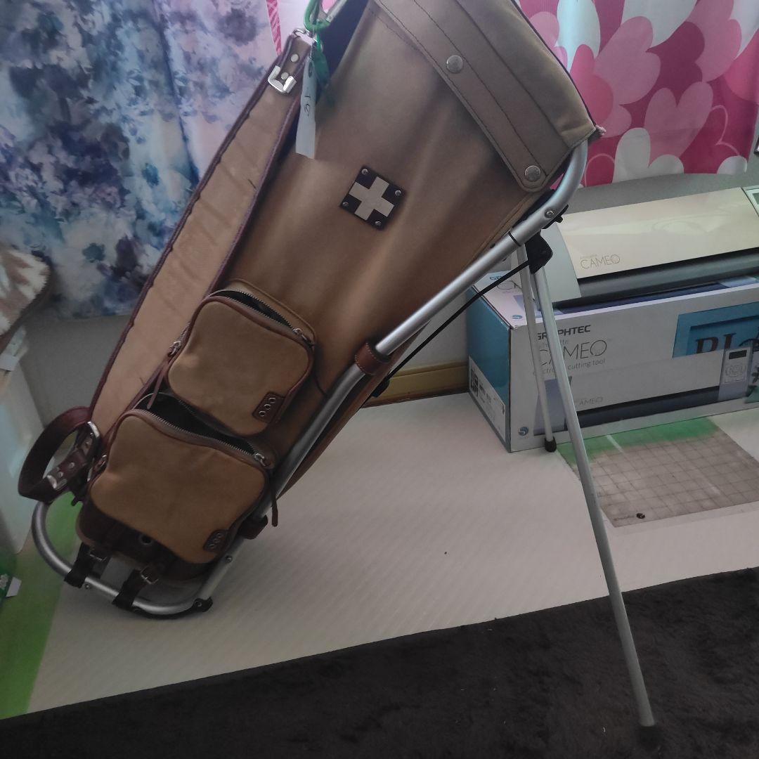 T*F様 ブラウン折りたたみキャディバッグ