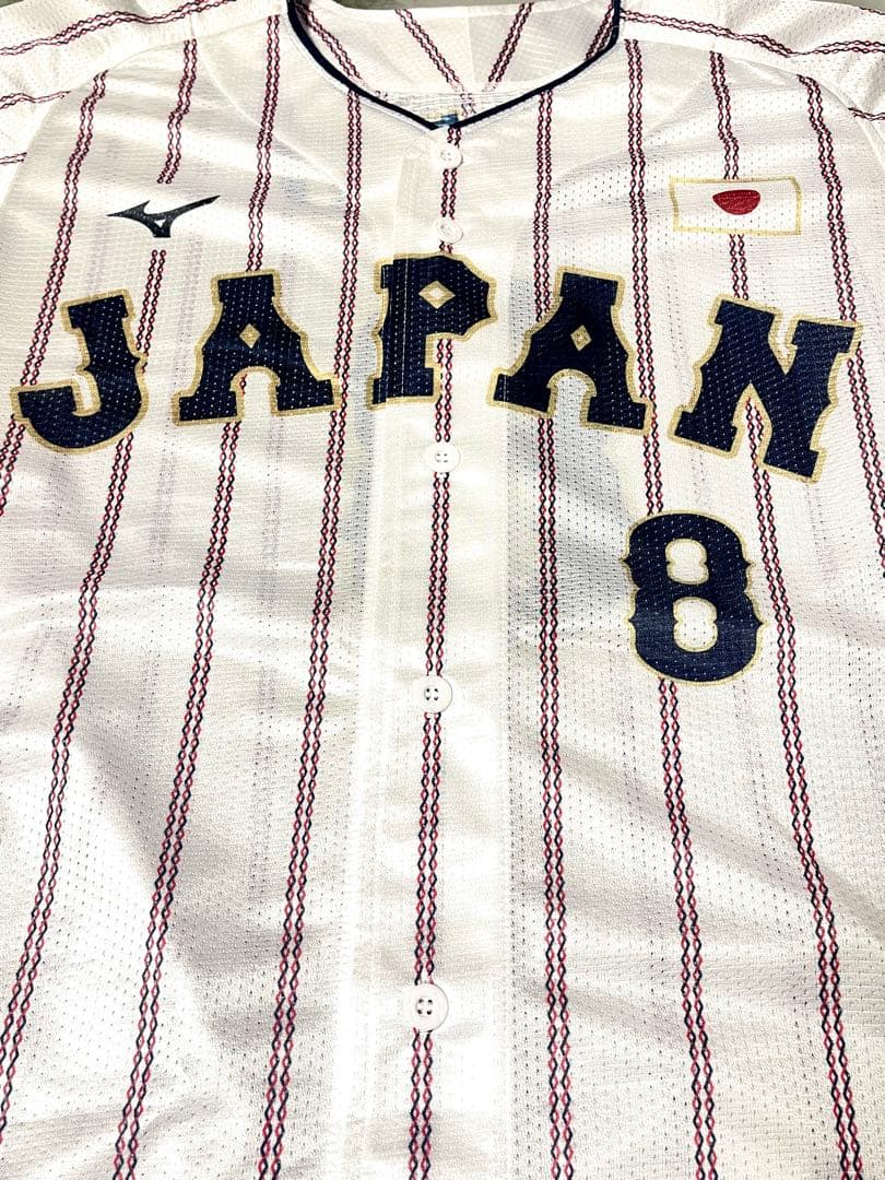 阪神タイガース 佐藤輝明 侍ジャパンシリーズ 2025 プロコレユニフォーム L