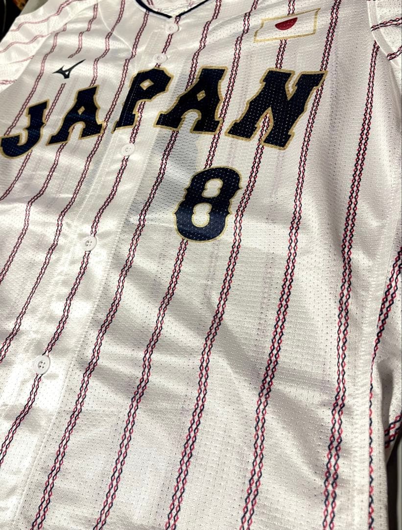阪神タイガース 佐藤輝明 侍ジャパンシリーズ 2025 プロコレユニフォーム L