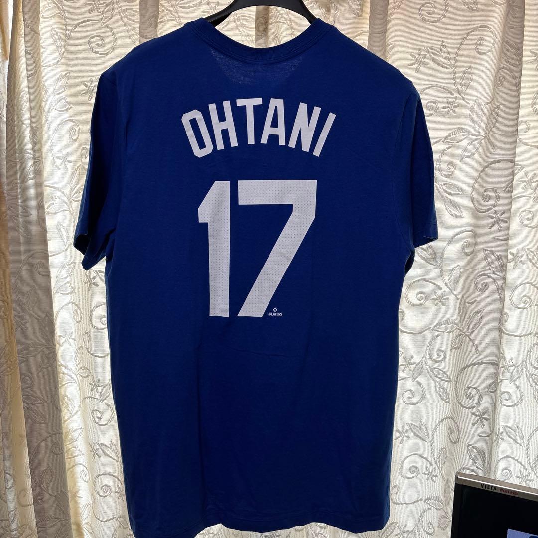 大谷翔平選手 ユニフォーム型ブルーTシャツ #17