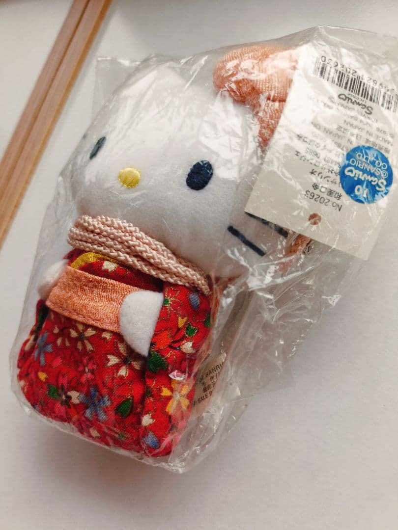 ハローキティ 着物 和風口金　がま口ポーチ