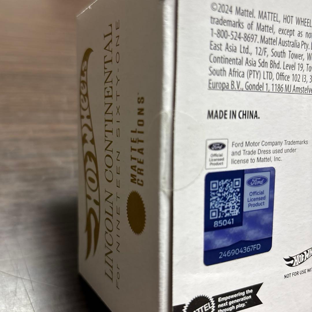 ⭐️新品未開封⭐️ホットウィールRLC⭐️'61リンカーンコンチネンタル
