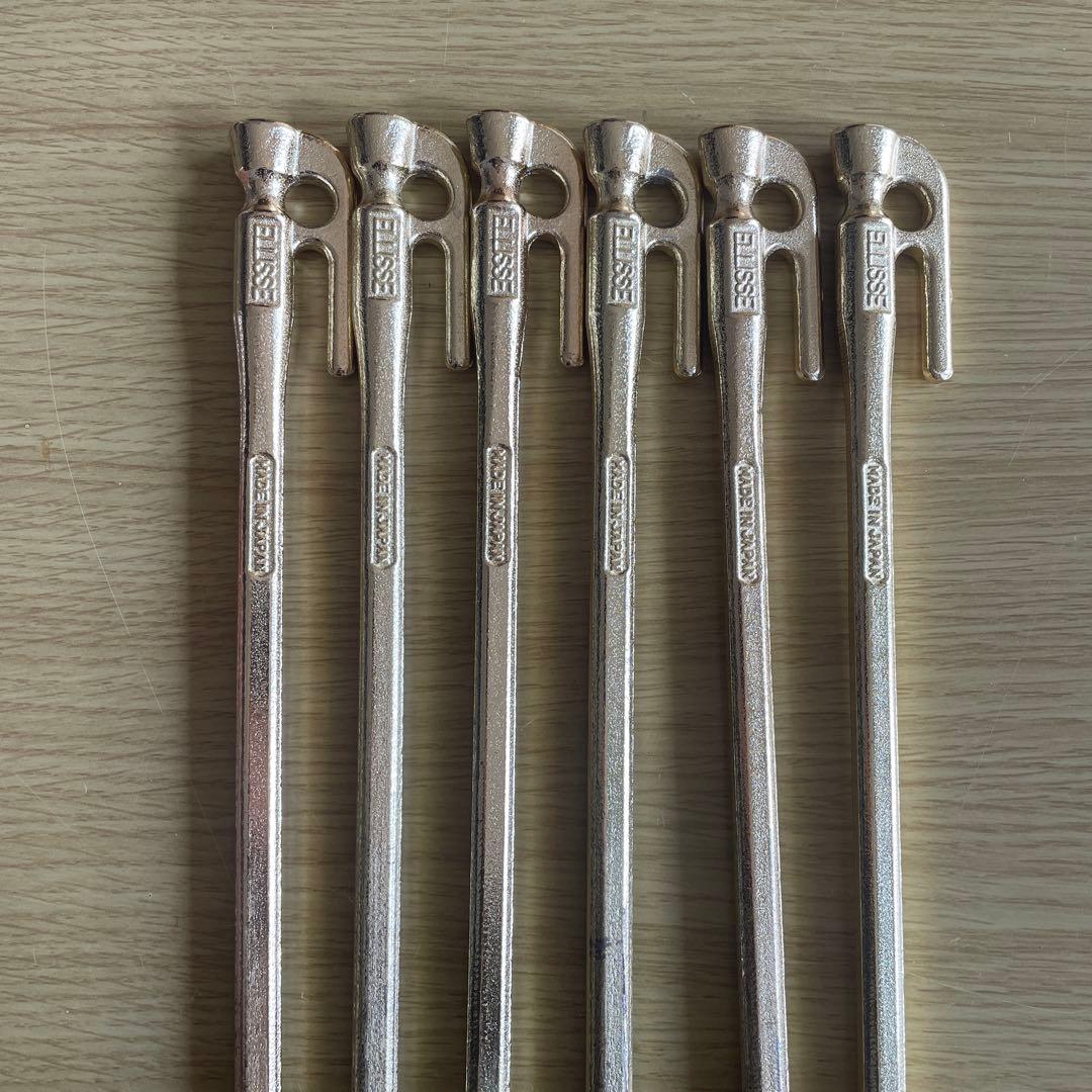 peakのペグハンマーと鍛造ペグ6本セット