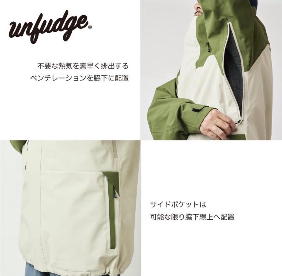 unfudge GENTLE JACKET Lサイズ 25-26 スノーボード