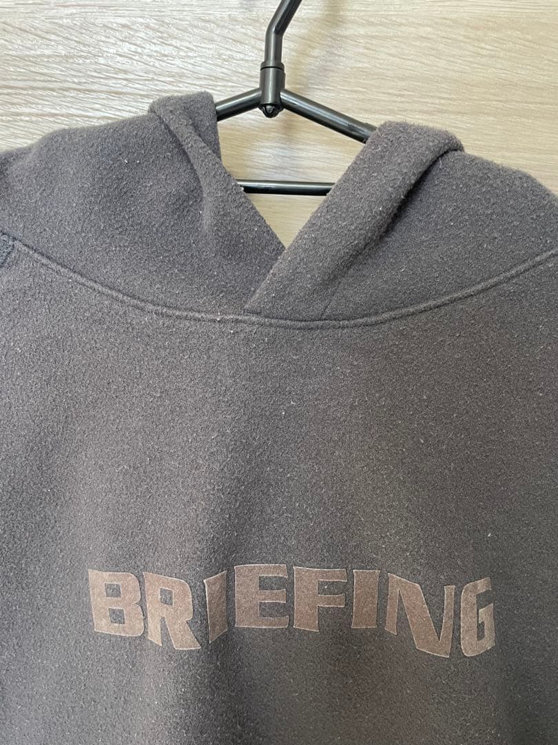 BRIEFING GOLF TWEEDY HOODIE メンズL