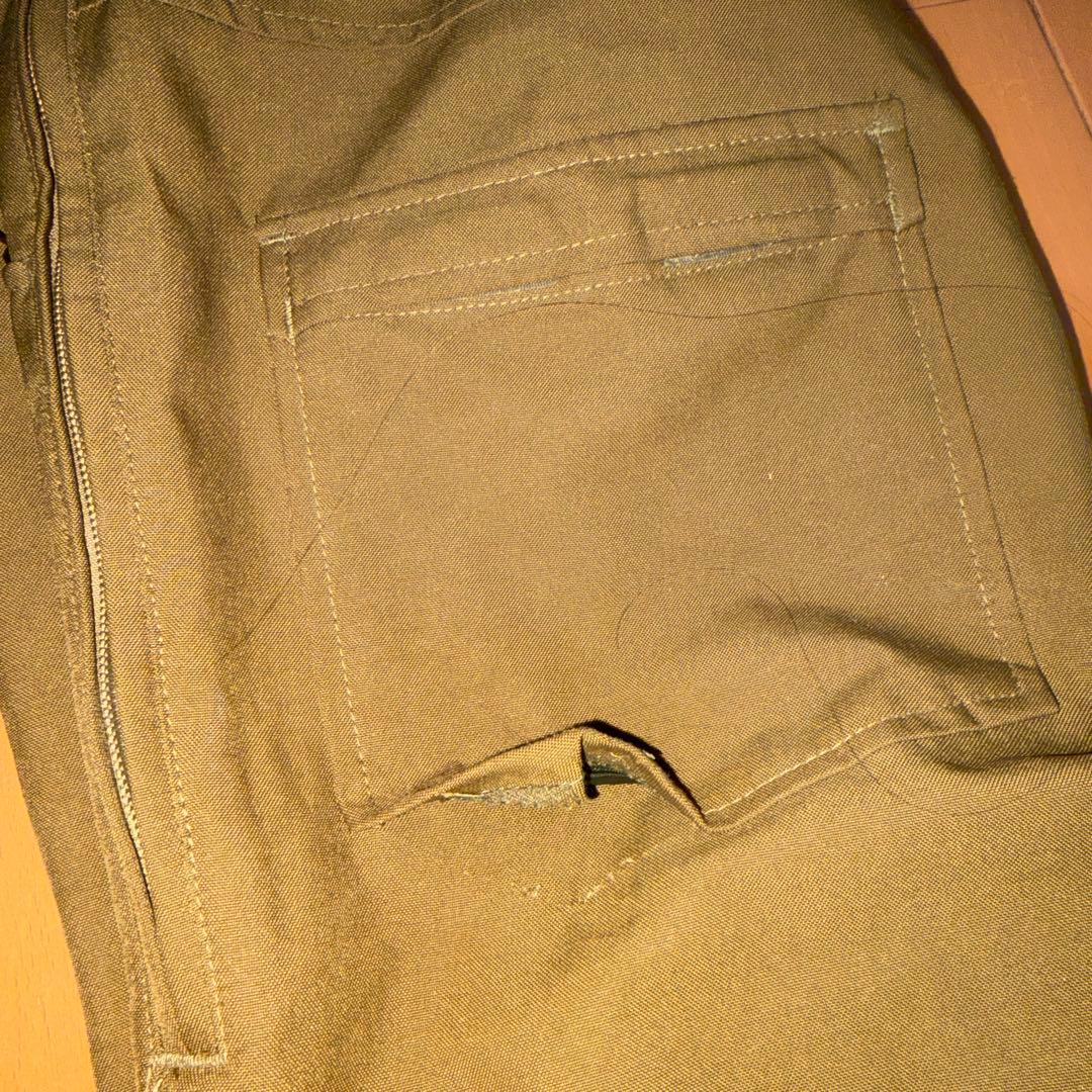 BURTON バートン ビブパンツ スノーボードウェア Sサイズ カーキ