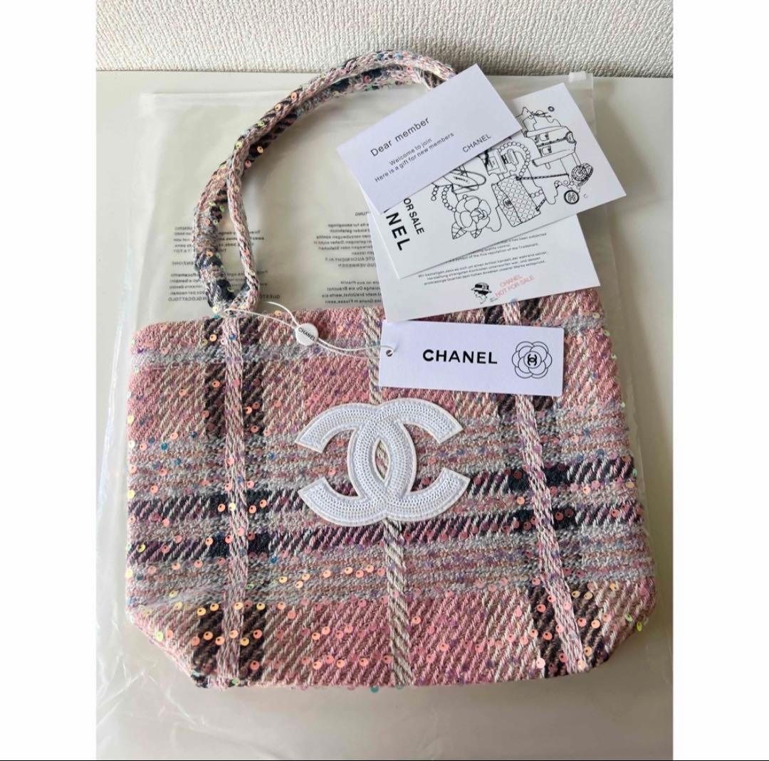 CHANEL トートバッグ シャネルノベルティ　バッグ　ショルダーバッグ　ピンク