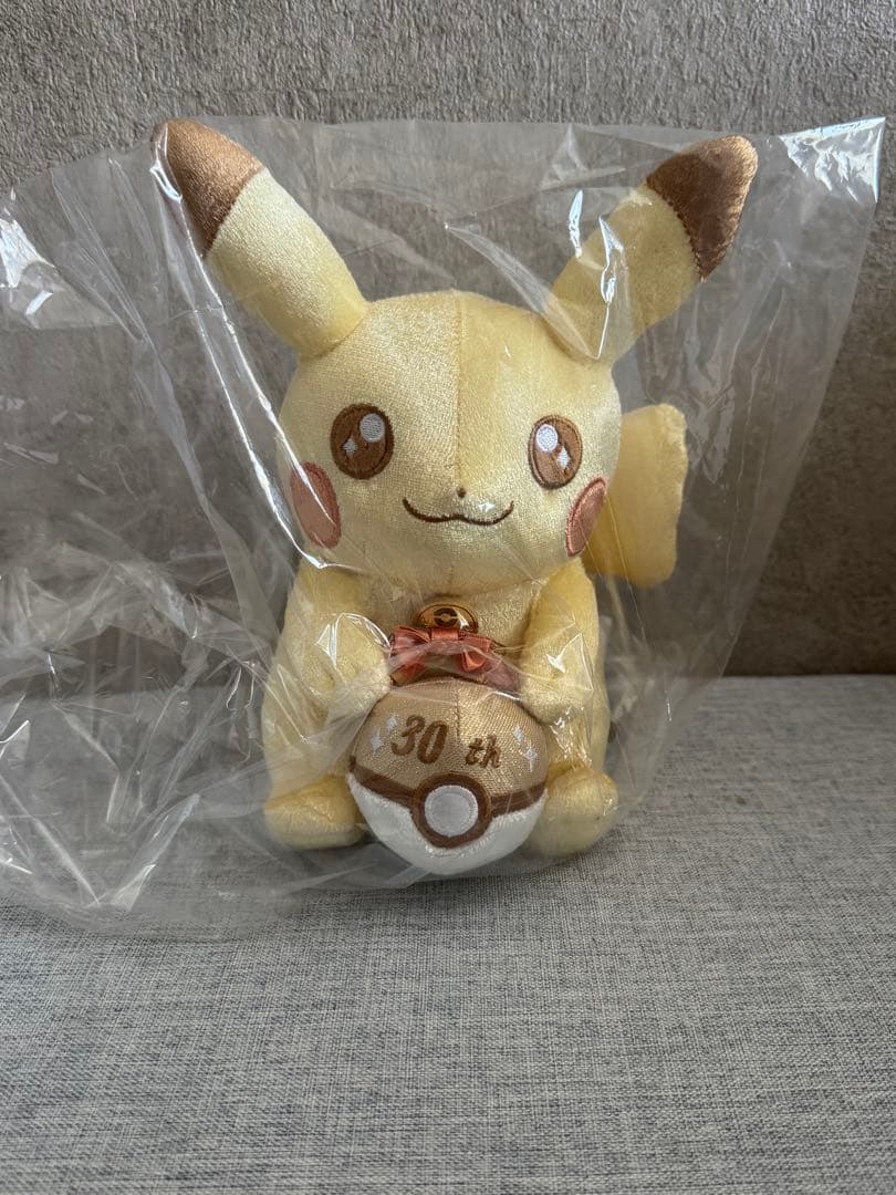 【新品未使用】3種セット ピカチュウ ぬいぐるみ うすいろ 30周年記念 限定
