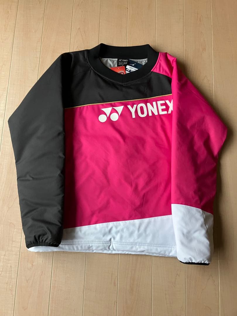 【YONEX】ユニ中綿vブレーカー　ローズピンク　サイズS