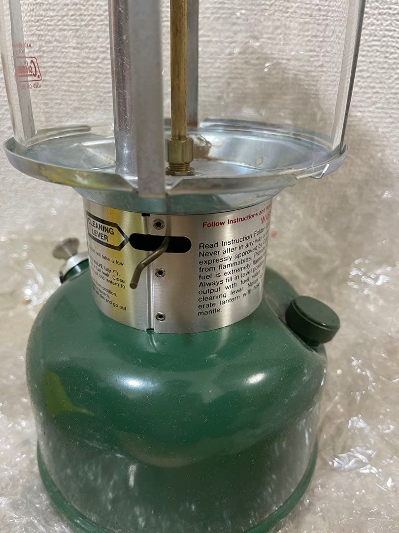 ビンテージ新品未使用Coleman 220Kランタンガソリンツーマントルランタン