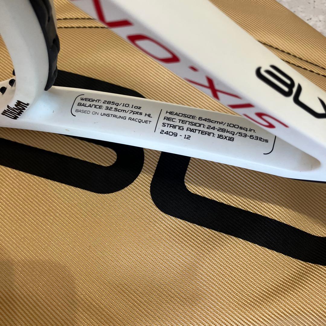 ［新品未使用］Wilsonフェデラー Pro Staff Six One100