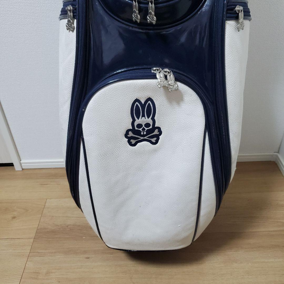 PSYCHO BUNNY サイコバニー キャディバッグ ホワイト
