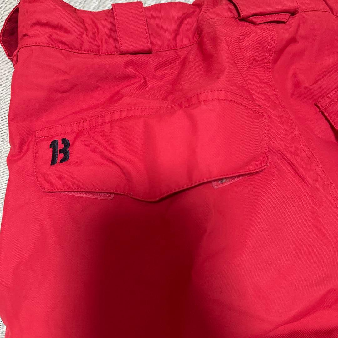 Burton スノボーパンツ　レッド　Lサイズ