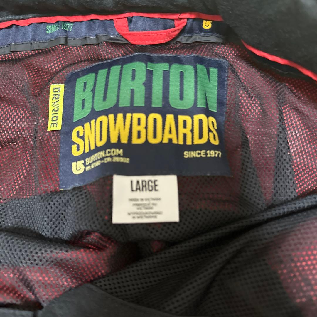 Burton スノボーパンツ　レッド　Lサイズ