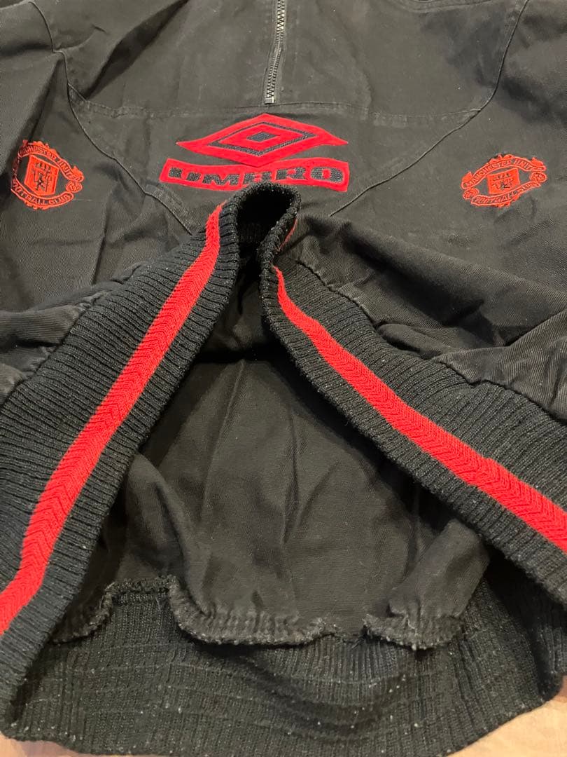 90s UMBRO マンチェスターユナイテッド SHARP ドリルトップ古着XL
