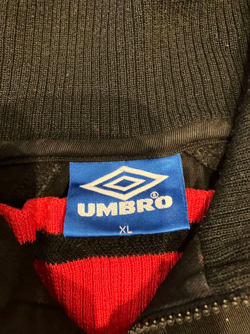 90s UMBRO マンチェスターユナイテッド SHARP ドリルトップ古着XL