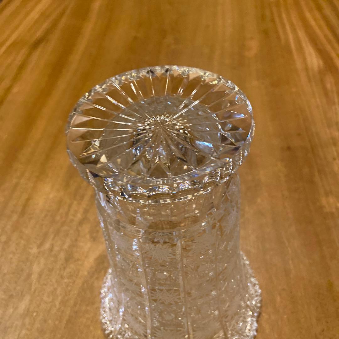 ボヘミアクリスタル500PK高級花瓶