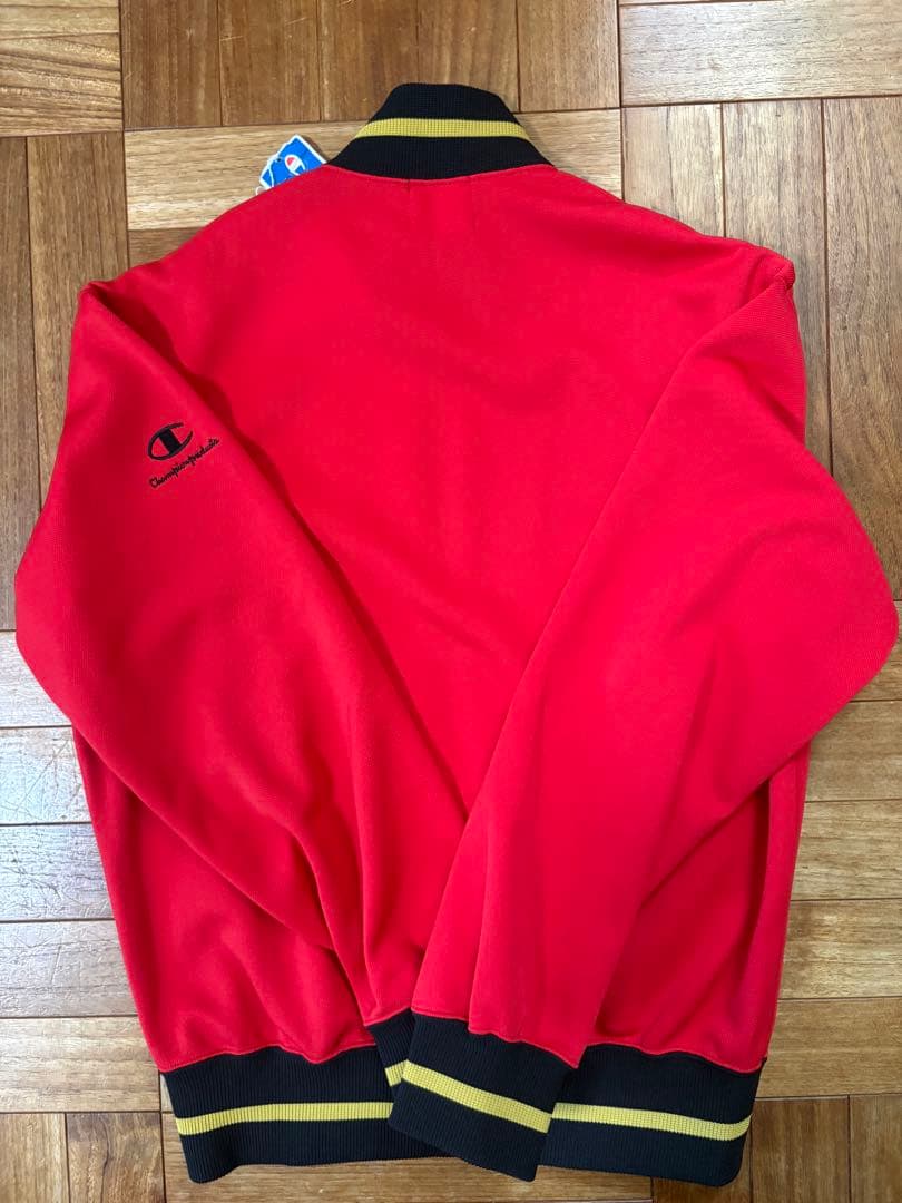 Champion ジップアップジャケット S レッド