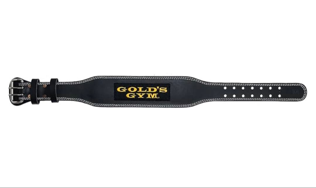 ゴールドジムGOLD'S GYM)トレーニングレザーパワーベルト 初心者~上級者