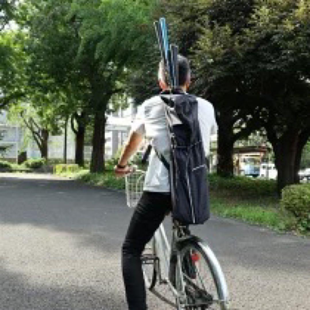 自転車 リュック ゴルフ クラブ 収納 リュックサック ゴルフバッグ　ブラック