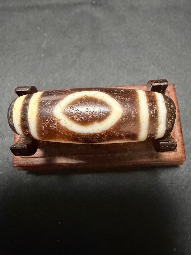 秘蔵天珠‼️西蔵老礦古代伝承佛三眼天珠