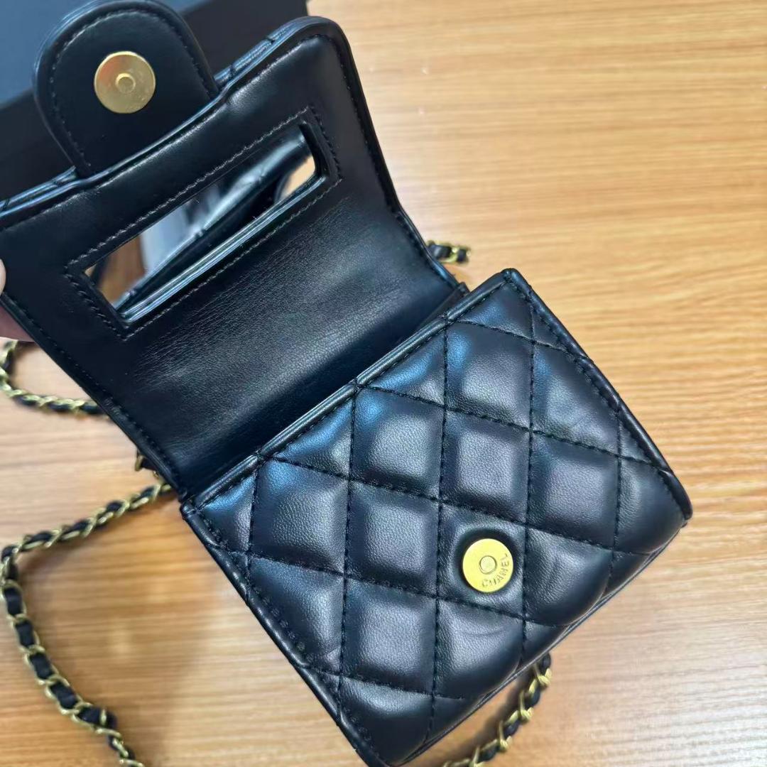 VIP限定 CHANEL ノベルティ ブラック キルティング ショルダーバッグ