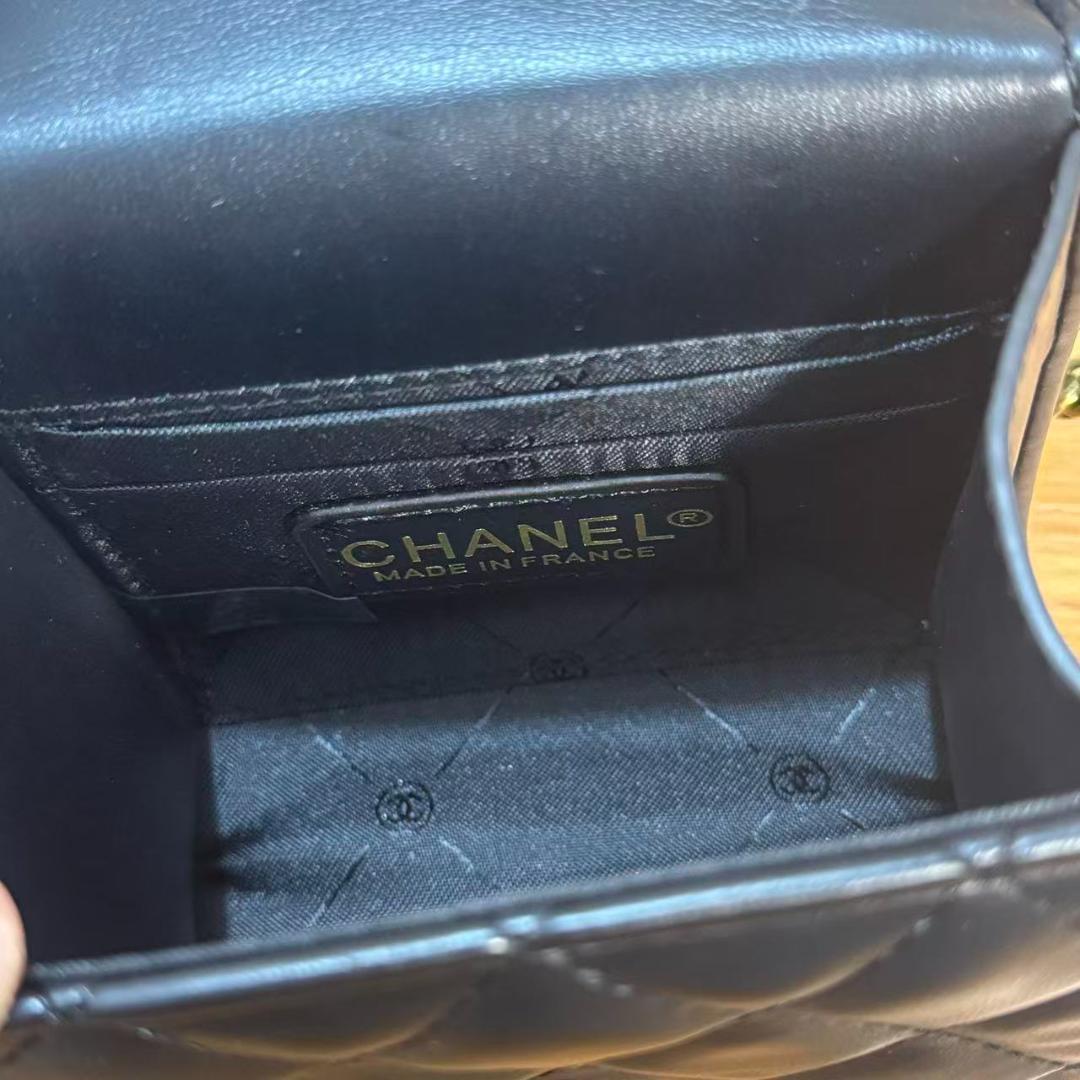 VIP限定 CHANEL ノベルティ ブラック キルティング ショルダーバッグ