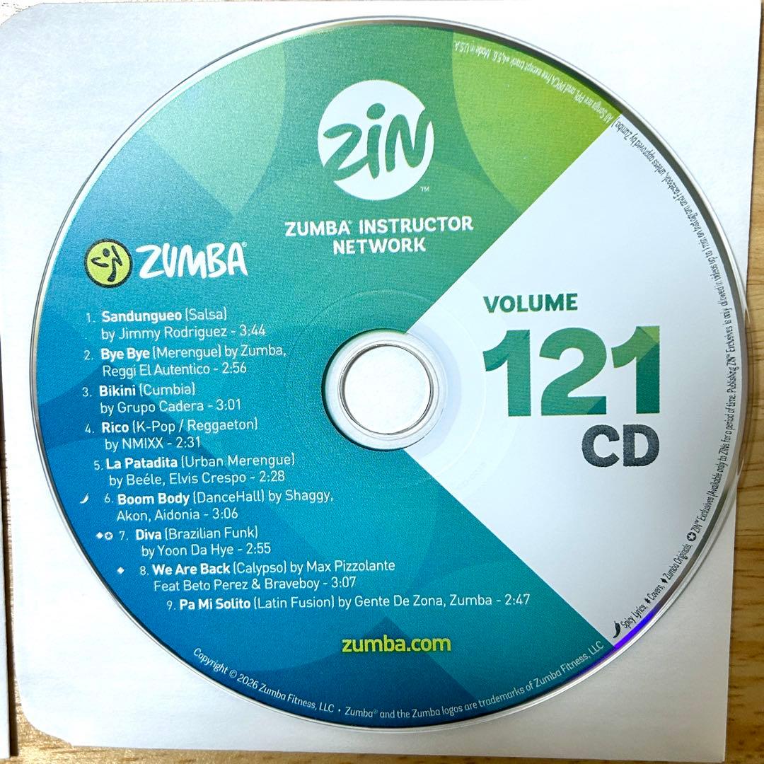 ⭐️最新⭐️ZUMBAズンバzin121 CD DVDセット