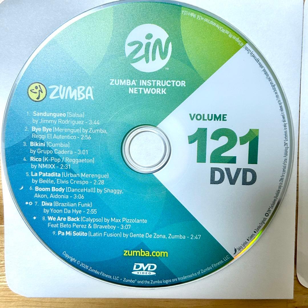 ⭐️最新⭐️ZUMBAズンバzin121 CD DVDセット