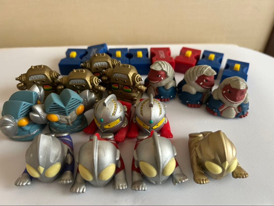 ウルトラマン　フィギュア コロビーズ ソフビ人形 ストラップ　家にあったセット
