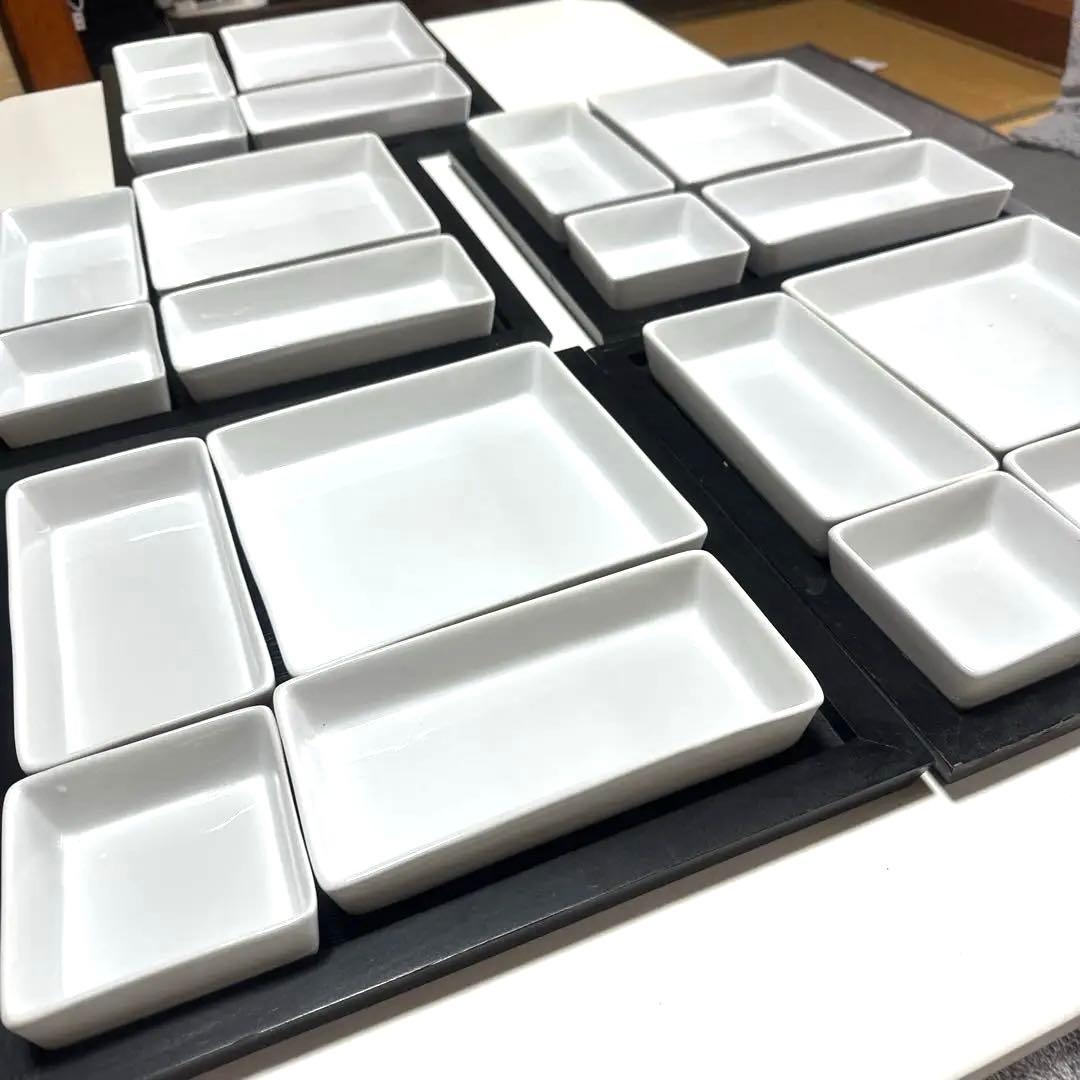 和多陶窯 ランチプレート トレイ付き お膳　 3膳セット
