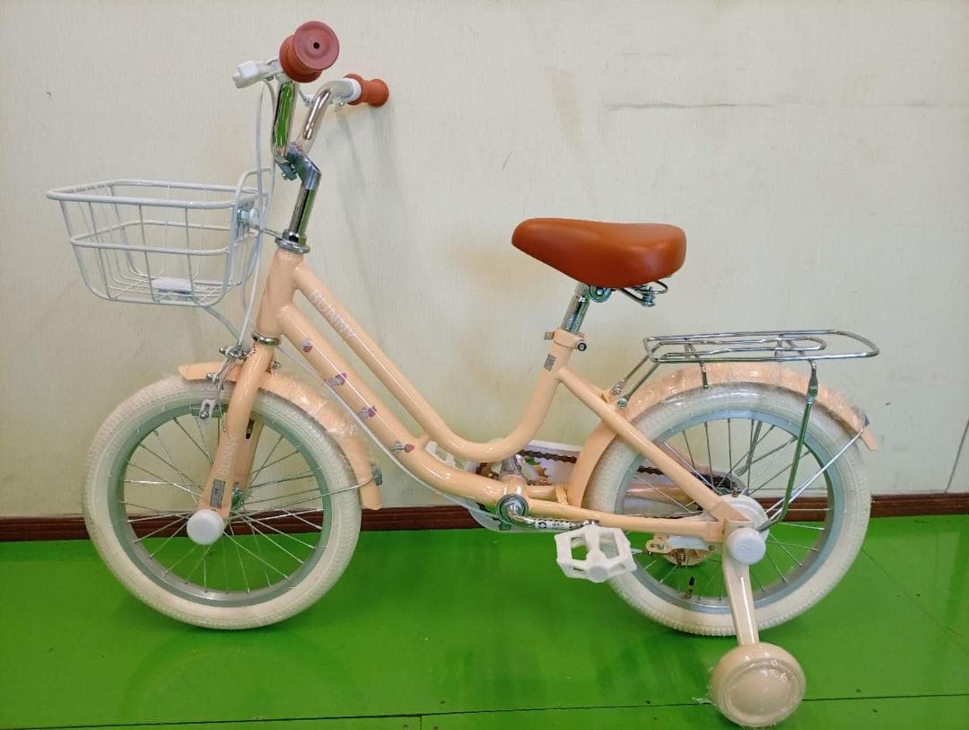 子供用自転車 BUNNYデザイン 18インチ Yellow
